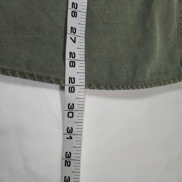 Woolrich VTG Mens Button Down Shirt Size Large Green Hunting Outdoors Workwear - Picture 9 of 12